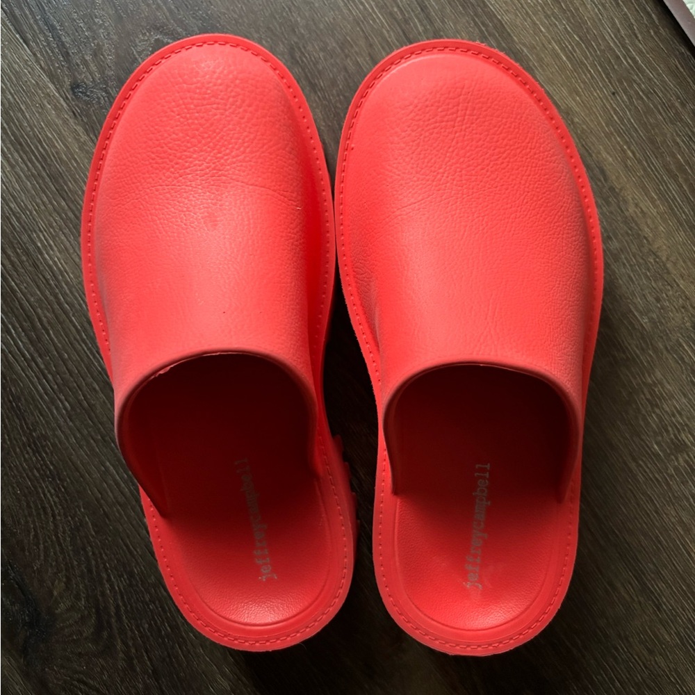 Jeffrey Campbell Red Mules